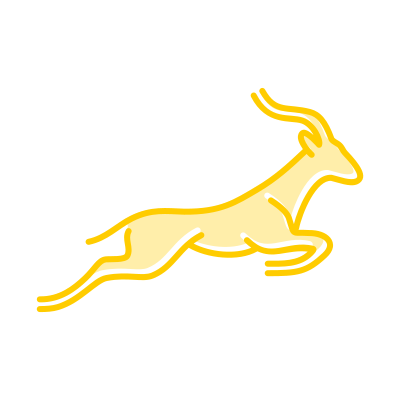 Running Gazelle Line Logo